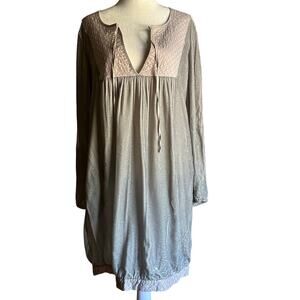 3.1 PHILLIP LIM Vintage Y2K Velvet Split Neck Dress - Size 4